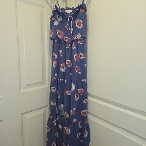 Jessica Simpson Blue and Pink Floral Dress